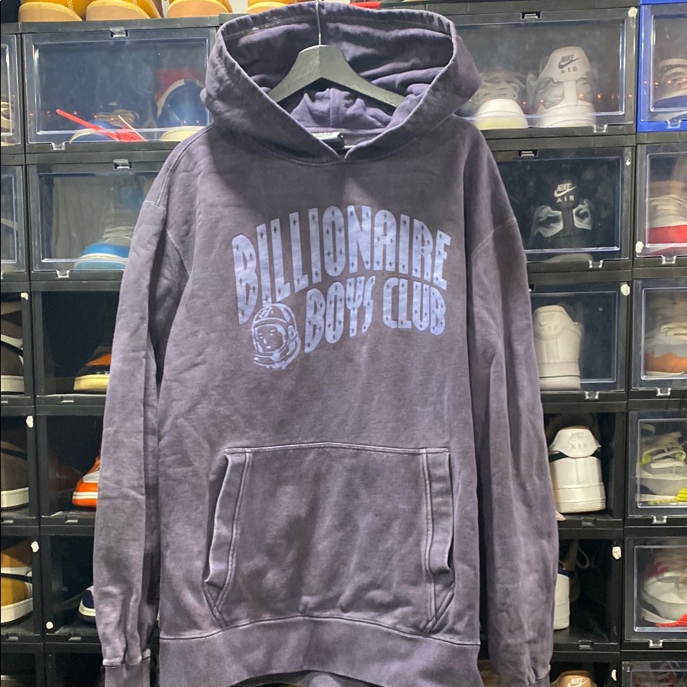 BILLIONAIRE BOYS CLUB OVERSIZED HOODIE • SUN FADED NAVY/PURPLE • XXL